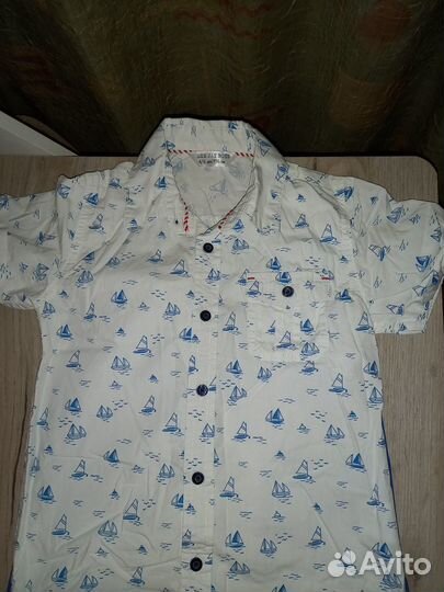 Рубашка / брюки на мальчика 5-6 лет (р.116)