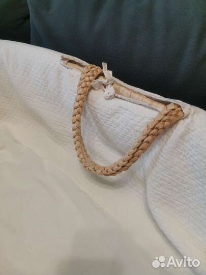 Плетенная люлька колыбель для малыша