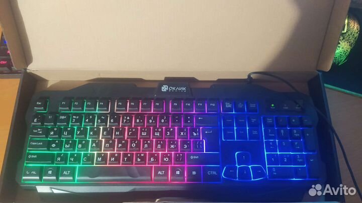 Игровая клавиатура оклик 757g