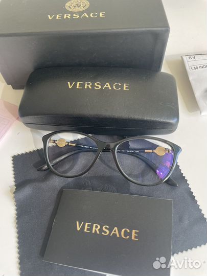 Очки оправа versace с диоптриями