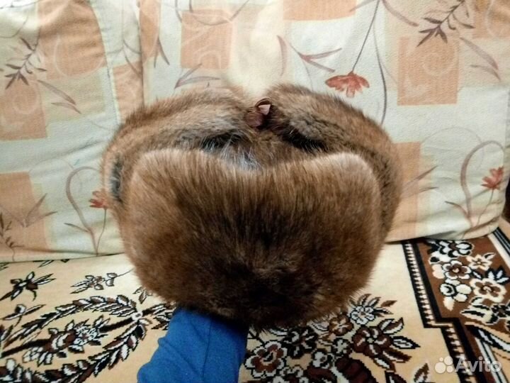 Шапка из ондатры новая 56-57 размер