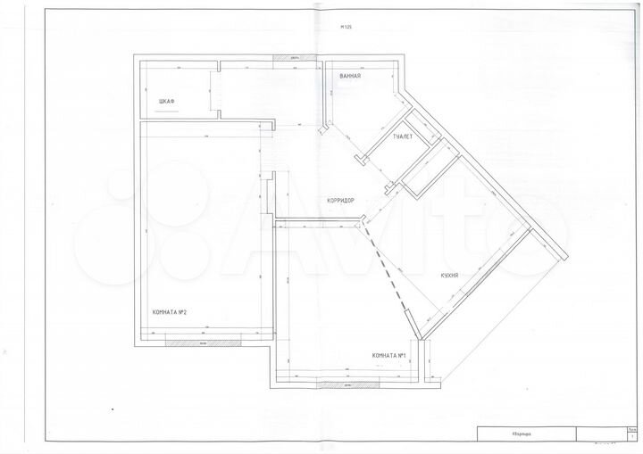 2-к. квартира, 54,1 м², 10/12 эт.