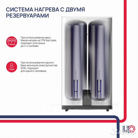 Водонагреватель Midea flex 50 л