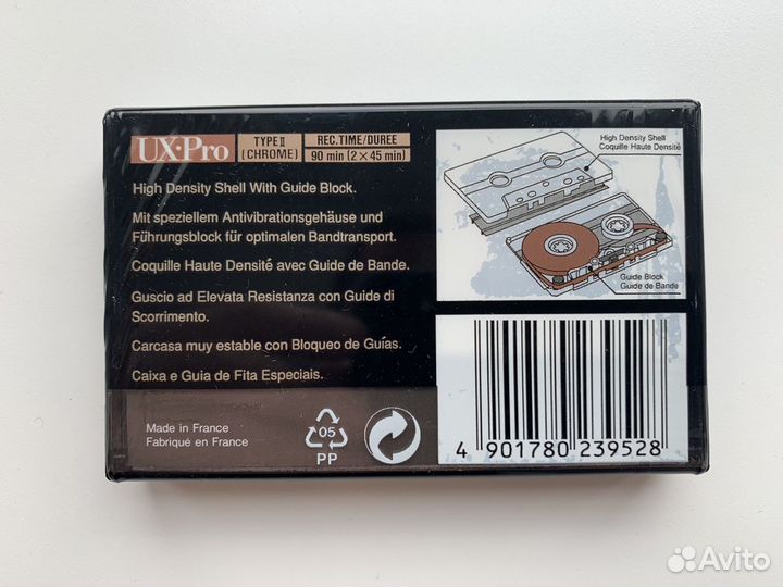 Аудиокассета sony UX-Pro 90