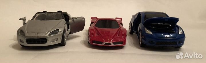 Машинки 13 см в ассортименте 3 шт