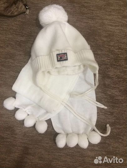 Комплект шапка и шарф