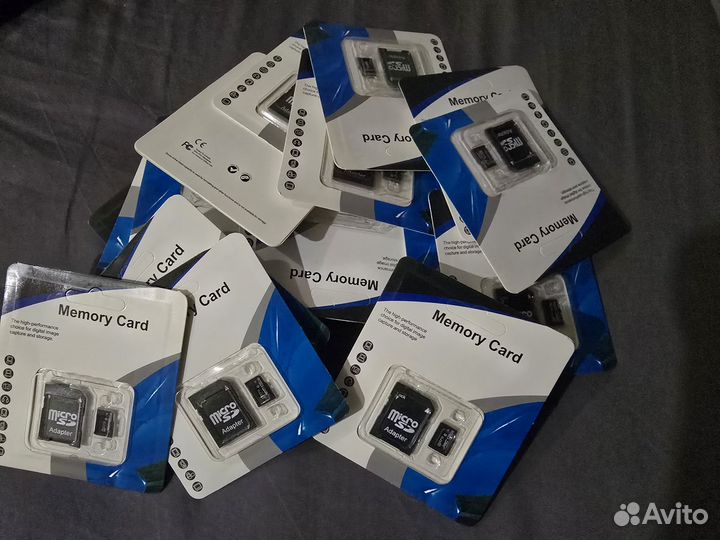 28шт. MicroSD NoName (8GB после переразметки)