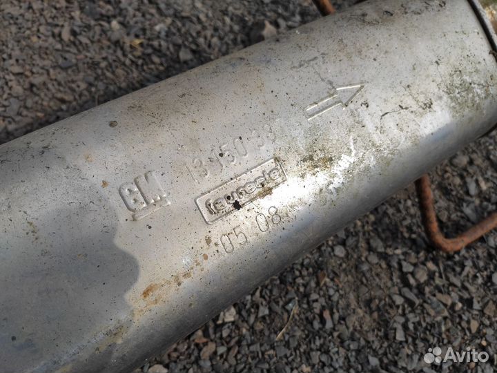 Банка глушителя Z13DTH Z17DTR на Opel Astra H