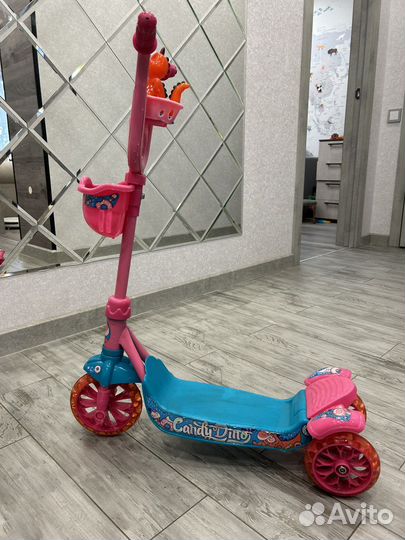 Самокат детский трехколесный бу