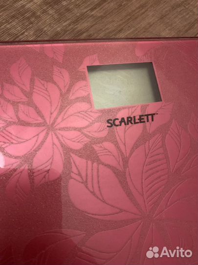 Весы напольные scarlett электронные