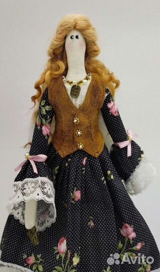 Интерьерная кукла в стиле Тильда