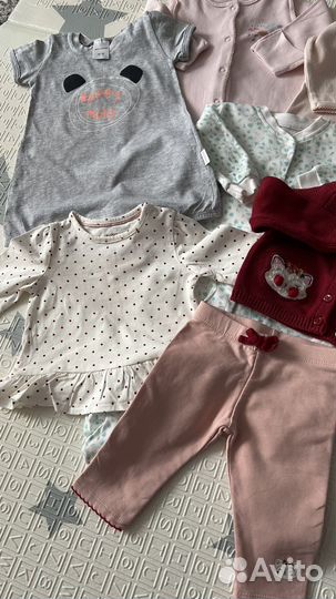 Одежда пакетом для девочки 0-3 мес