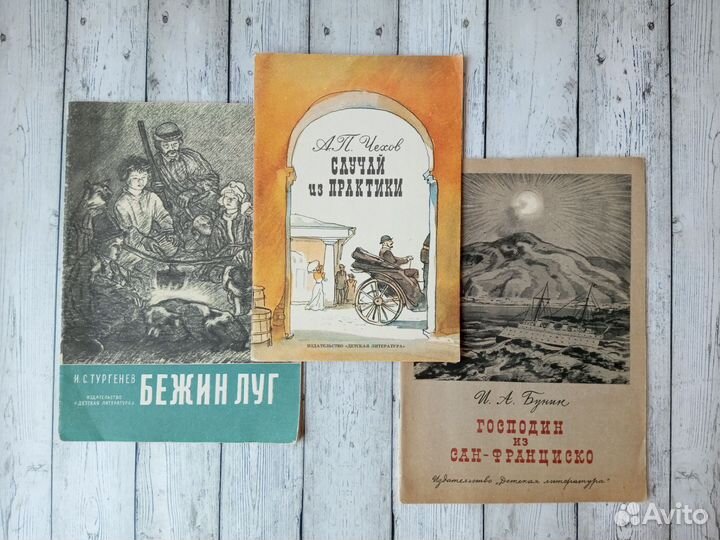 Тургенев Чехов Бунин книги