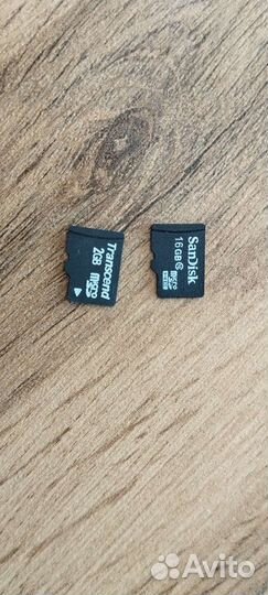 Карта памяти micro sd 16 и 2 гб