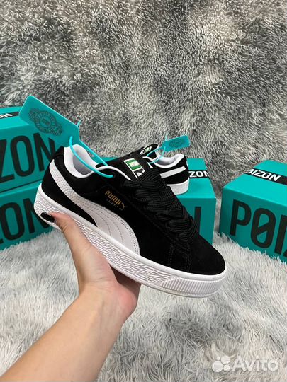 Puma Suede XL Черные оригинал Poizon