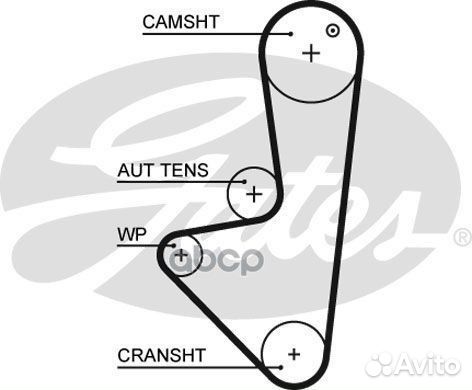 Ремкомплект привода грм с водяным насосом Power