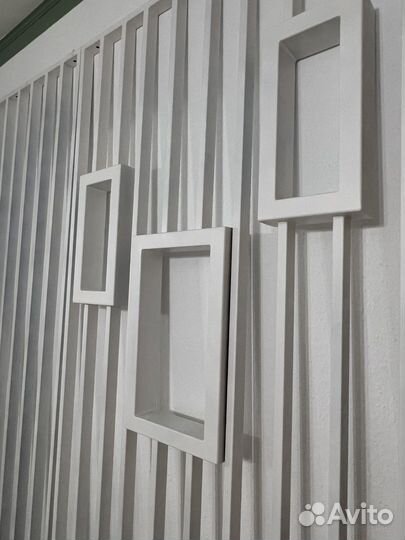 Перегородки металлические белые лофт