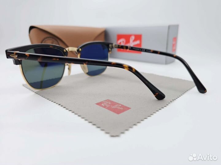 Очки Ray Ban Clubmaster 3016 Polarized Leopard