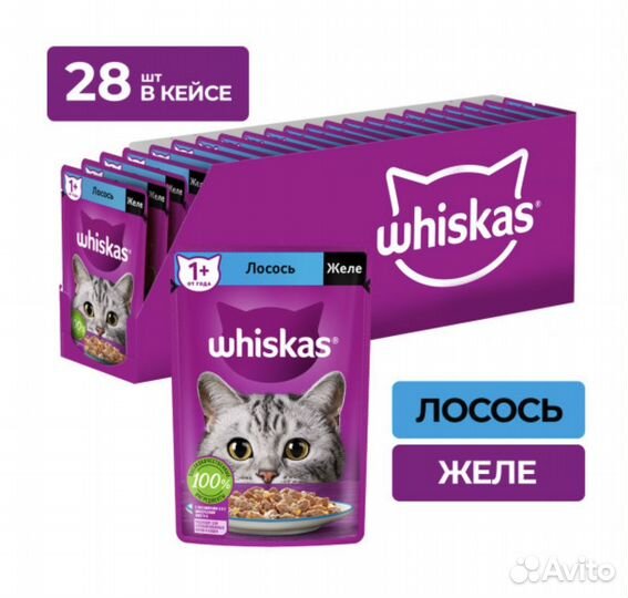 Влажный корм для кошек Whiskas