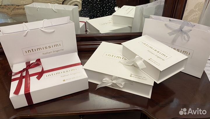 Intimissimi и incanto коробки и пакеты