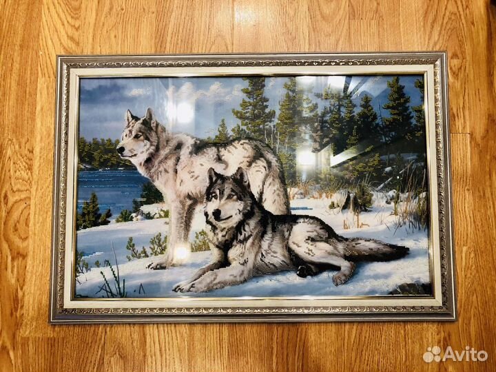 Картина из бисера ручная работа