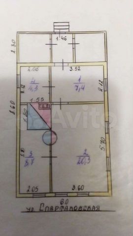 Дом 40,7 м² на участке 6 сот.