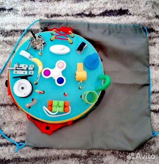 Бизиборд мягкий