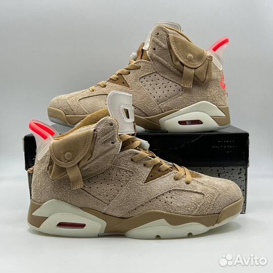 Кроссовки мужские Travis Scott x Air Jordan 6 Retr