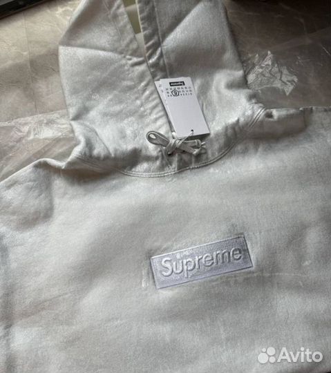 Худи maison margiela + supreme