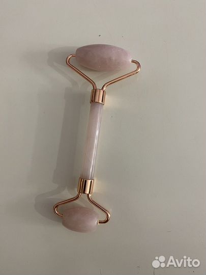 Массажный ролик для лица кварцевый