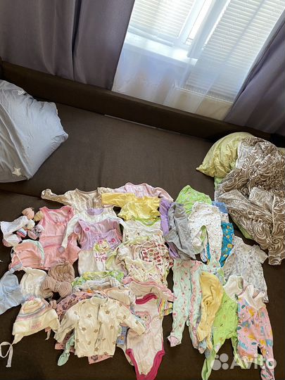 Детские вещи пакетом для девочек от 0 до 3 мес