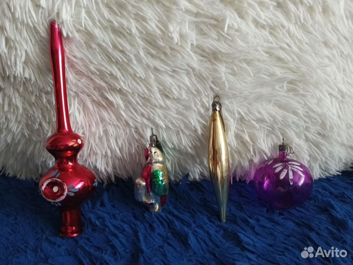 Новогодние елочные игрушки СССР