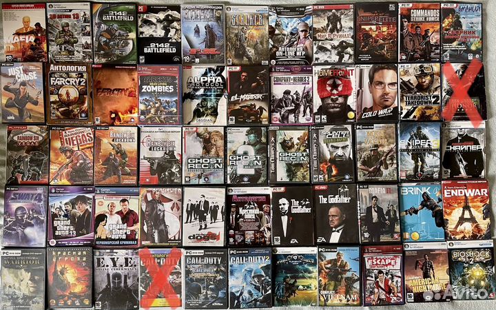 Компьютерные игры в боксах