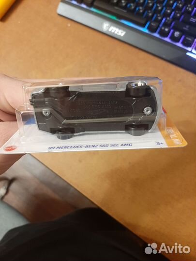 Мercedes-Benz 560 SEC AMG от hot wheels