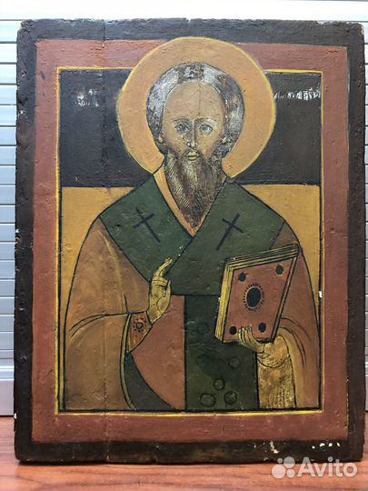 Икона Св. Антипы. Рубеж 19 и 20 века