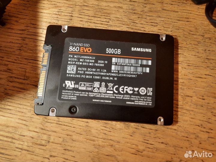 SSD Диск samsung 500 гб