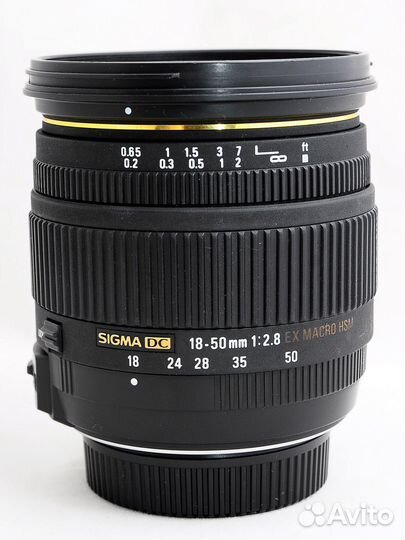 Профи Sigma DC 1:2.8 18-50mm EX macro HSM Nikon DX