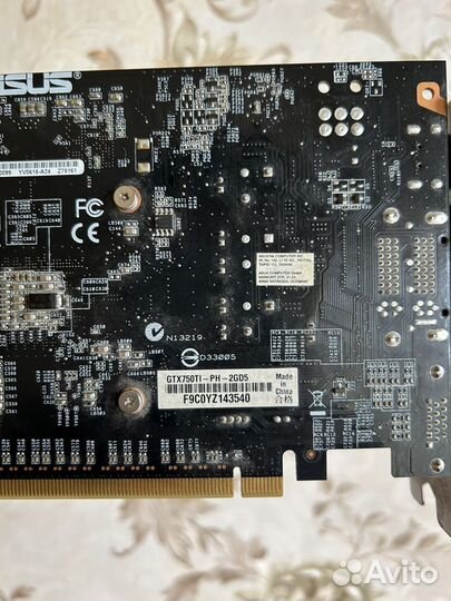 Видеокарта gtx 750ti 2gb