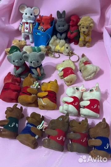 Игрушки 90е флок бархат