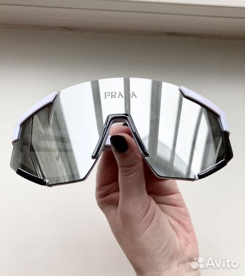 Очки спортивные зеркальные солнцезащитные