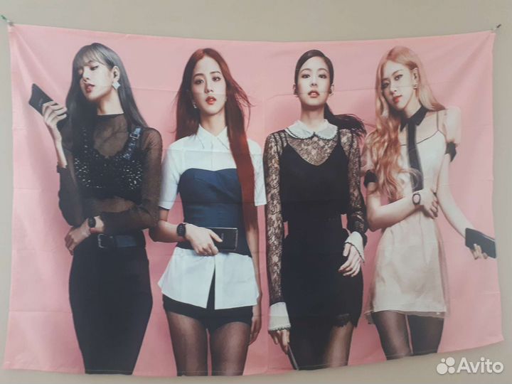Плакат на ткани BlackPink, Bts, StrayKids в ассор