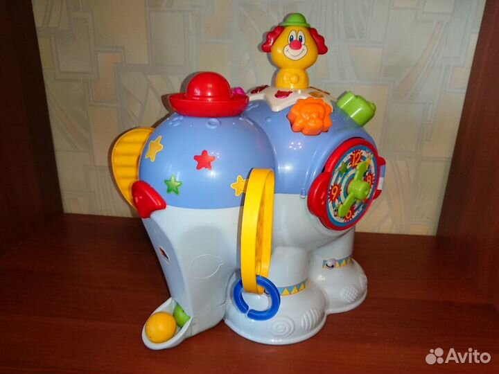 Музык. слон molto и жираф kiddieland
