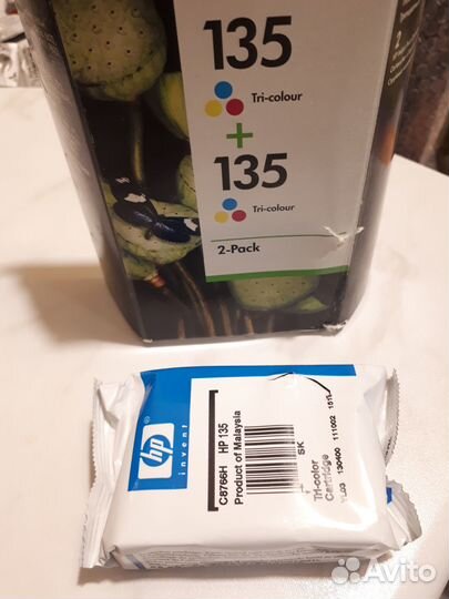 Картридж hp 135 color