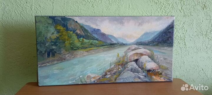 Картина маслом на холсте пейзаж