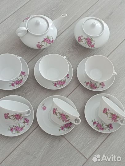 Чайный сервиз СССР дулево.бронь