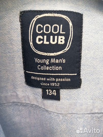 Рубашка Cool Club 134 р. на 8-9 лет