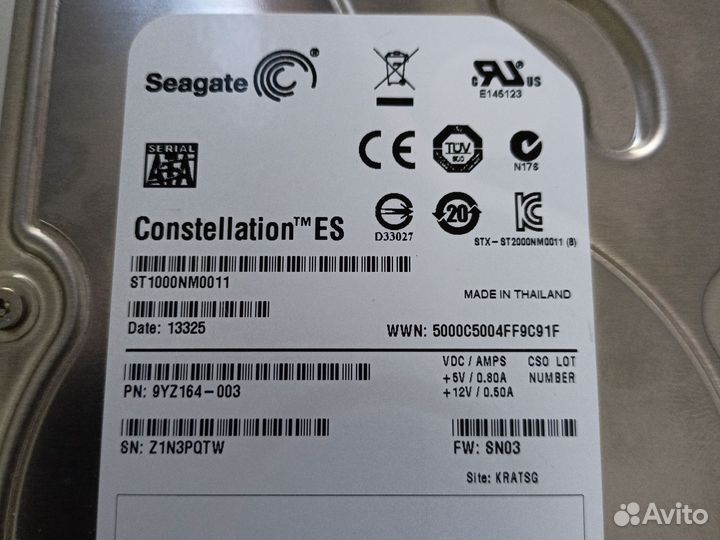 Жесткий диск HDD 3.5