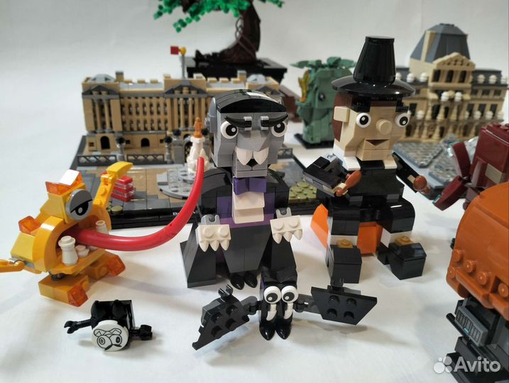 Архитектура Lego Лувр и Букингемский дворец