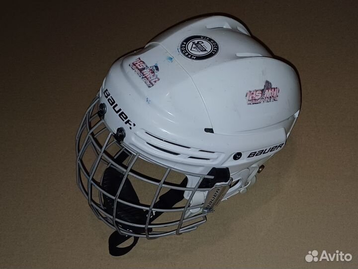 Хоккейный шлем с маской б/у на ребенка 7-10 лет