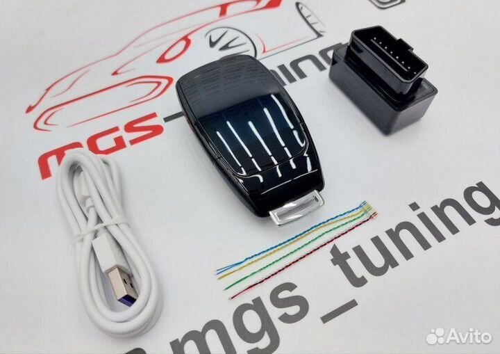 Смарт ключ Cadillac стиль Mercedes черный